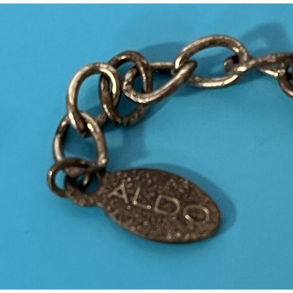 Aldo Multi-Layered Statement Necklace With Beaded Fringe Design - Picture 3 of 10